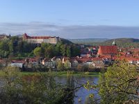 Pirna - Schlossblick vom Ehrenhain